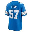 Zennovawear Nate Lynn 57 Detroit Lions Game Men Jersey - Blue