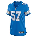Zennovawear Nate Lynn 57 Detroit Lions Women's Game Jersey - Blue