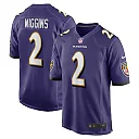 Zennovawear Nate Wiggins 2 Baltimore Ravens Player Game Jersey - Men