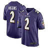 Zennovawear Nate Wiggins 2 Baltimore Ravens Player Game Jersey - Men