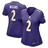 Zennovawear Nate Wiggins 2 Baltimore Ravens Women's Game Jersey - Purple