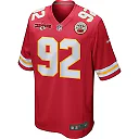 Zennovawear Neil Farrell 92 Kansas City Chiefs AFC Champions Patch Game Men Jersey - Red