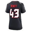 Zennovawear Neville Hewitt 43 Houston Texans Women's Team Game Jersey - Navy