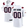 Zennovawear New England Patriots Men Custom Game Jersey - White