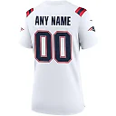 Zennovawear New England Patriots Women Custom Game Jersey - White