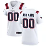 Zennovawear New England Patriots Women Custom Game Jersey - White