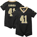Zennovawear Alvin Kamara New Orleans Saints Newborn & Infant Romper Jersey - Black