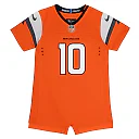 Zennovawear Bo Nix Denver Broncos Newborn & Infant Game Romper Jersey - Orange