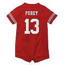 Zennovawear Brock Purdy San Francisco 49ers Newborn & Infant Game Romper Jersey - Scarlet