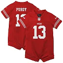 Zennovawear Brock Purdy San Francisco 49ers Newborn & Infant Game Romper Jersey - Scarlet