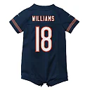 Zennovawear Caleb Williams Chicago Bears Newborn & Infant Game Romper Jersey - Navy