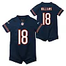 Zennovawear Caleb Williams Chicago Bears Newborn & Infant Game Romper Jersey - Navy