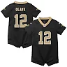 Zennovawear Chris Olave New Orleans Saints Newborn & Infant Game Romper Jersey - Black