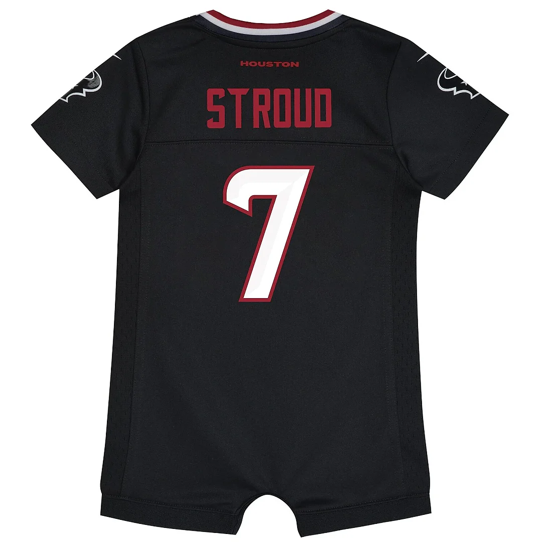 Zennovawear C.J. Stroud Houston Texans Newborn & Infant Game Romper Jersey - Navy
