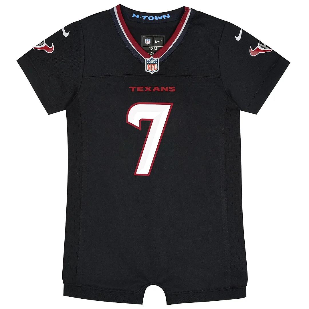 Zennovawear C.J. Stroud Houston Texans Newborn & Infant Game Romper Jersey - Navy