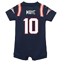 Zennovawear Drake Maye New England Patriots Newborn & Infant Game Romper Jersey - Navy