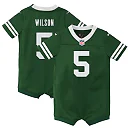 Zennovawear Garrett Wilson New York Jets Newborn & Infant Game Romper Jersey - Legacy Green