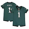 Zennovawear Jalen Hurts Philadelphia Eagles Newborn & Infant Game Romper Jersey - Midnight Green