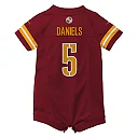 Zennovawear Jayden Daniels Washington Commanders Newborn & Infant Game Romper Jersey - Burgundy