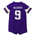 Zennovawear J.J. McCarthy Minnesota Vikings Newborn & Infant Romper Game Jersey - Purple