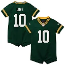 Zennovawear Jordan Love Green Bay Packers Newborn & Infant Game Romper Jersey - Green