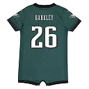 Zennovawear Saquon Barkley Philadelphia Eagles Newborn & Infant Game Romper Jersey - Midnight Green