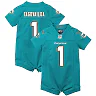 Zennovawear Tua Tagovailoa Miami Dolphins Newborn & Infant Game Romper Jersey - Aqua