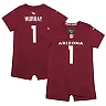 Zennovawear Newborn & Infant Arizona Cardinals Kyler Murray Cardinal Romper Jersey