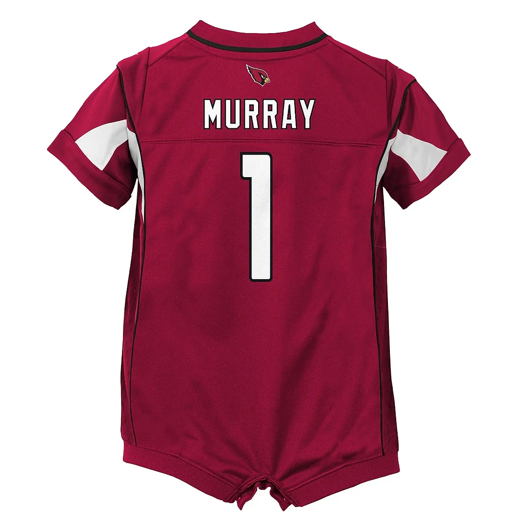 Zennovawear Newborn & Infant Arizona Cardinals Kyler Murray Cardinal Game Romper Jersey