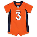 Zennovawear Newborn & Infant Denver Broncos Russell Wilson Orange Game Romper Jersey