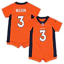 Zennovawear Newborn & Infant Denver Broncos Russell Wilson Orange Game Romper Jersey