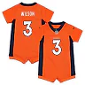 Zennovawear Newborn & Infant Denver Broncos Russell Wilson Orange Game Romper Jersey