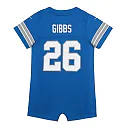 Zennovawear Newborn & Infant Detroit Lions Jahmyr Gibbs Blue Game Romper Jersey