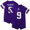 Zennovawear Newborn & Infant Minnesota Vikings J.J. McCarthy Purple Romper Game Jersey
