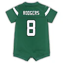 Zennovawear Newborn & Infant New York Jets Aaron Rodgers Green Game Romper Jersey