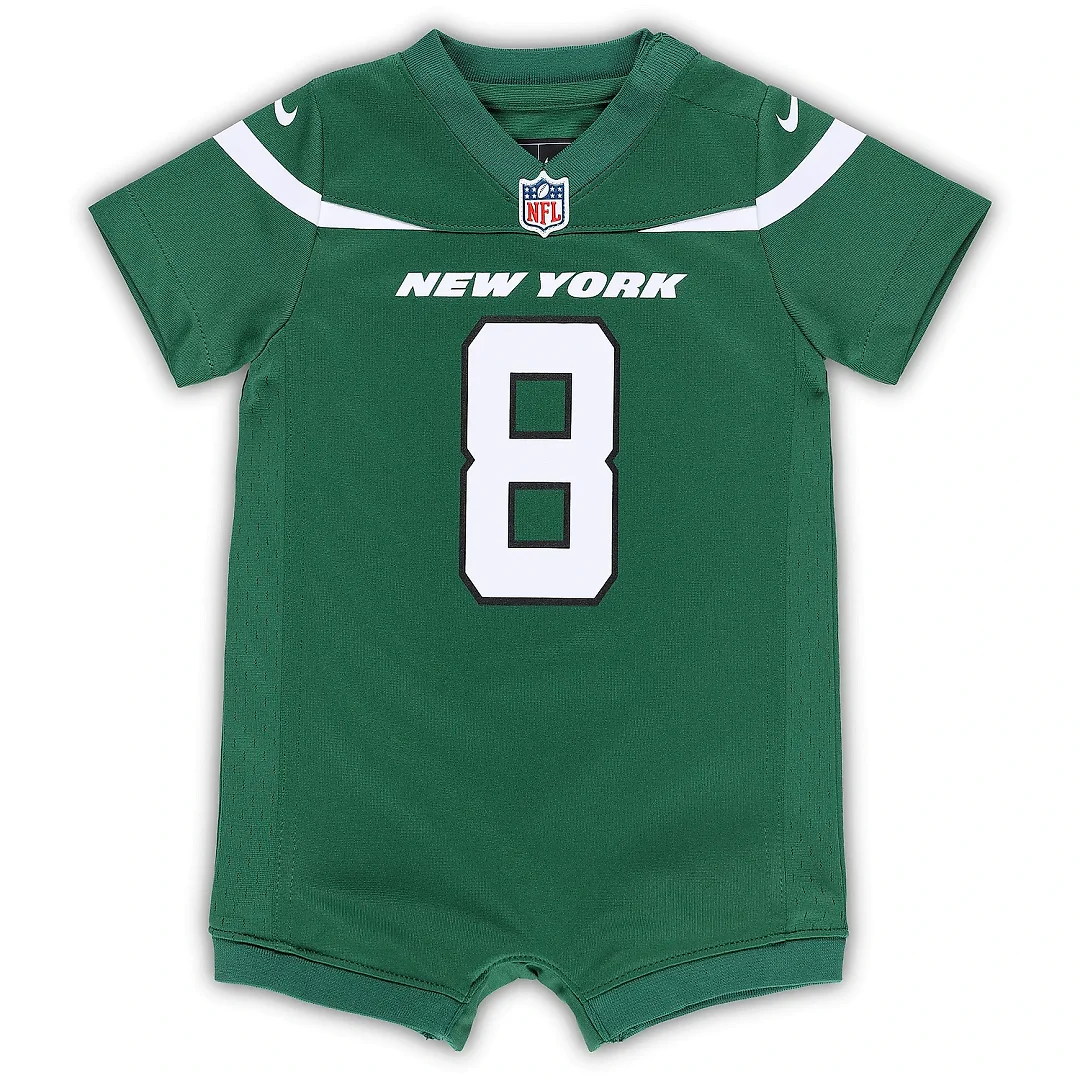 Zennovawear Newborn & Infant New York Jets Aaron Rodgers Green Game Romper Jersey