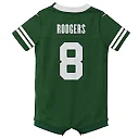 Zennovawear Newborn & Infant New York Jets Aaron Rodgers Legacy Green Game Romper Jersey