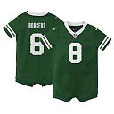 Zennovawear Newborn & Infant New York Jets Aaron Rodgers Legacy Green Game Romper Jersey