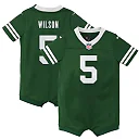 Zennovawear Newborn & Infant New York Jets Garrett Wilson Legacy Green Game Romper Jersey