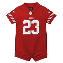 Zennovawear Newborn & Infant San Francisco 49ers Christian McCaffrey Scarlet Game Romper Jersey