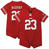 Zennovawear Newborn & Infant San Francisco 49ers Christian McCaffrey Scarlet Game Romper Jersey