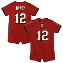 Zennovawear Newborn & Infant Tampa Bay Buccaneers Tom Brady Red Game Romper Jersey