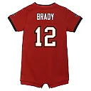 Zennovawear Newborn & Infant Tampa Bay Buccaneers Tom Brady Red Game Romper Jersey