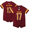 Zennovawear Newborn & Infant Washington Commanders Terry McLaurin Burgundy Game Romper Jersey
