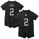 Zennovawear Ashton Jeanty Las Vegas Raiders Newborn Romper Game Jersey - Black