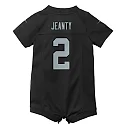 Zennovawear Ashton Jeanty Las Vegas Raiders Newborn Romper Game Jersey - Black