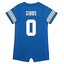 Zennovawear Jahmyr Gibbs Detroit Lions Newborn Romper Game Jersey - Blue