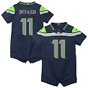 Zennovawear Jaxon Smith-Njigba Seattle Seahawks Newborn Romper Game Jersey - Navy