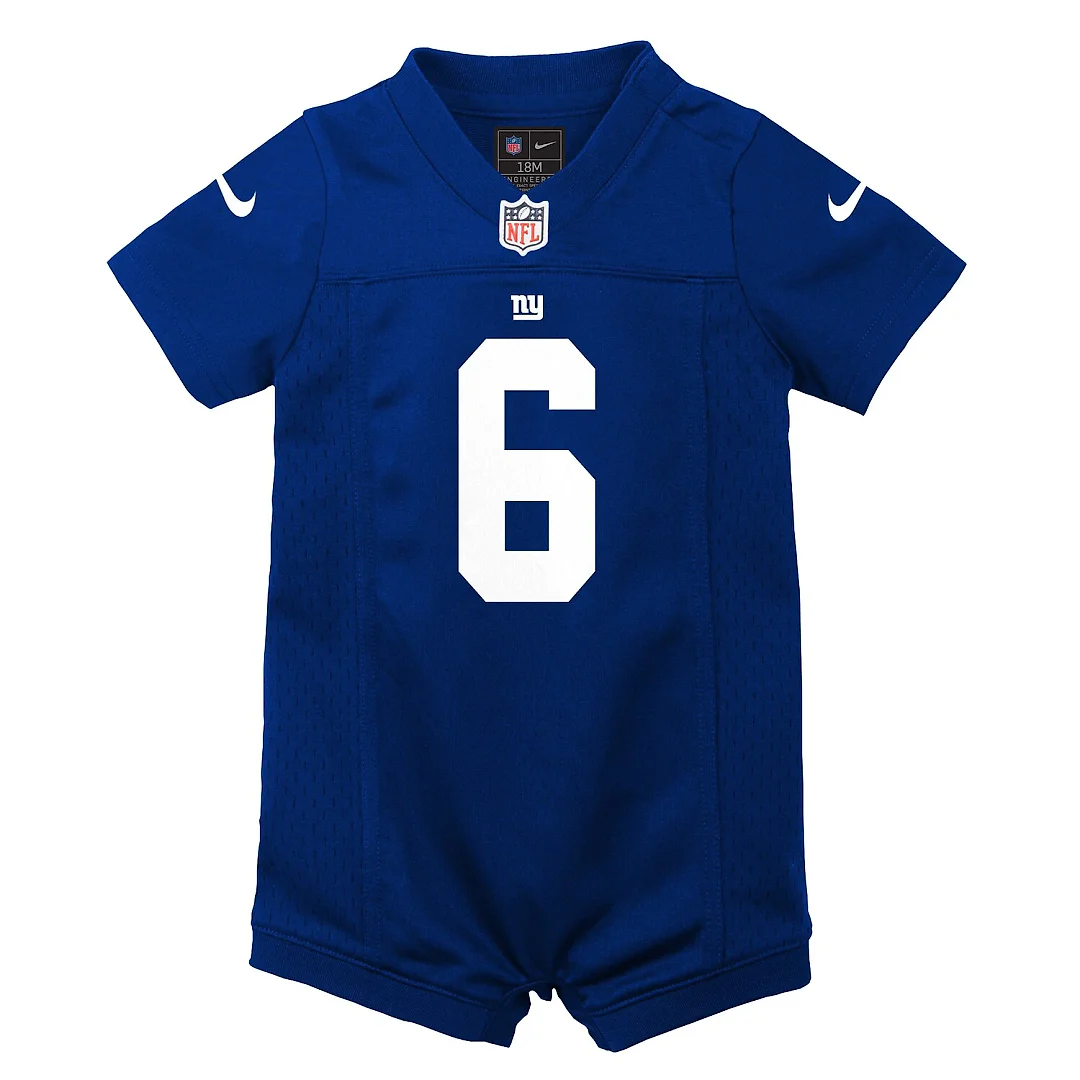 Zennovawear Jaxson Dart New York Giants Newborn Romper Game Jersey - Royal