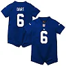 Zennovawear Jaxson Dart New York Giants Newborn Romper Game Jersey - Royal